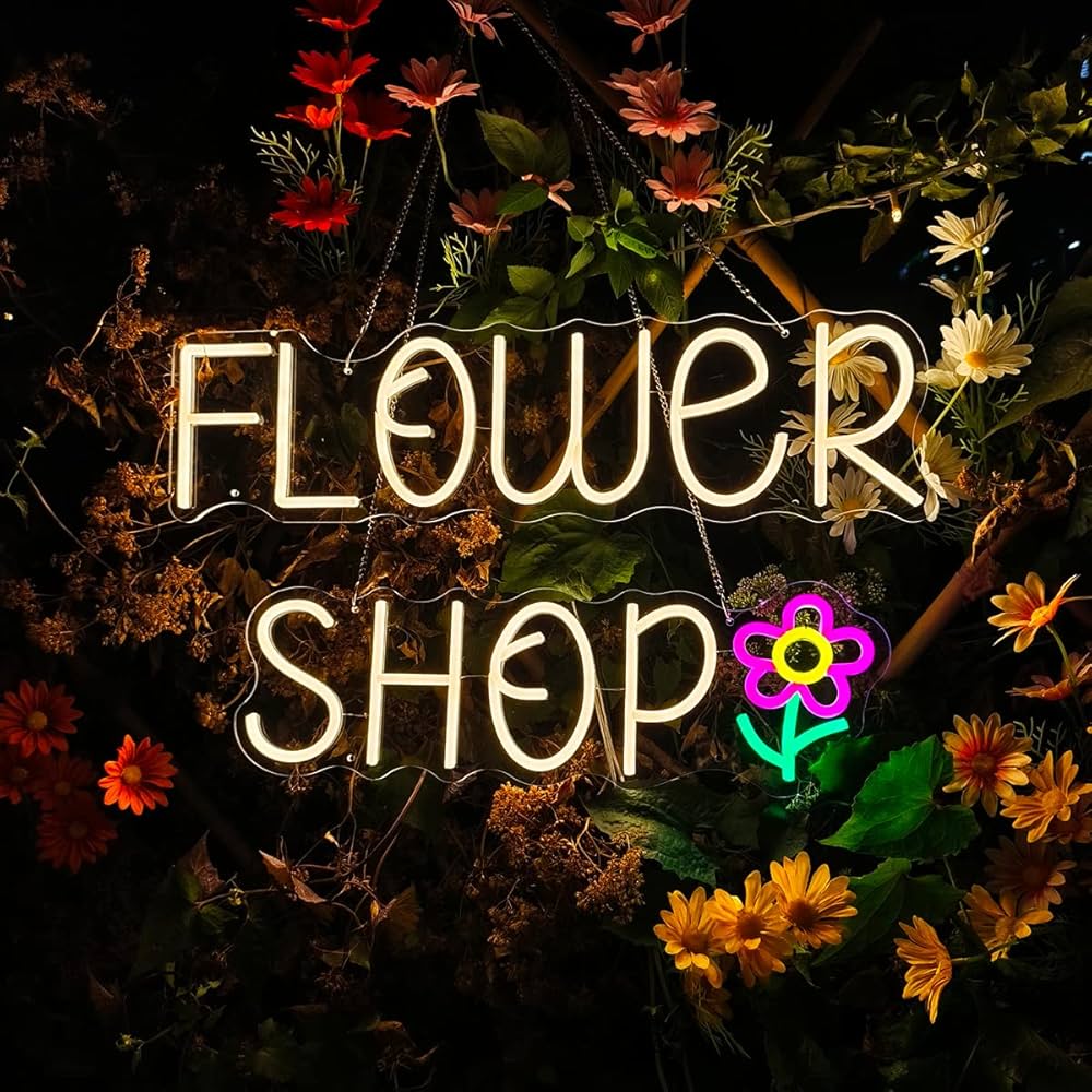 Flower Shop Neon Signs