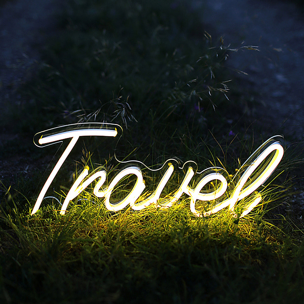 Traveling Quotes Neon Sign