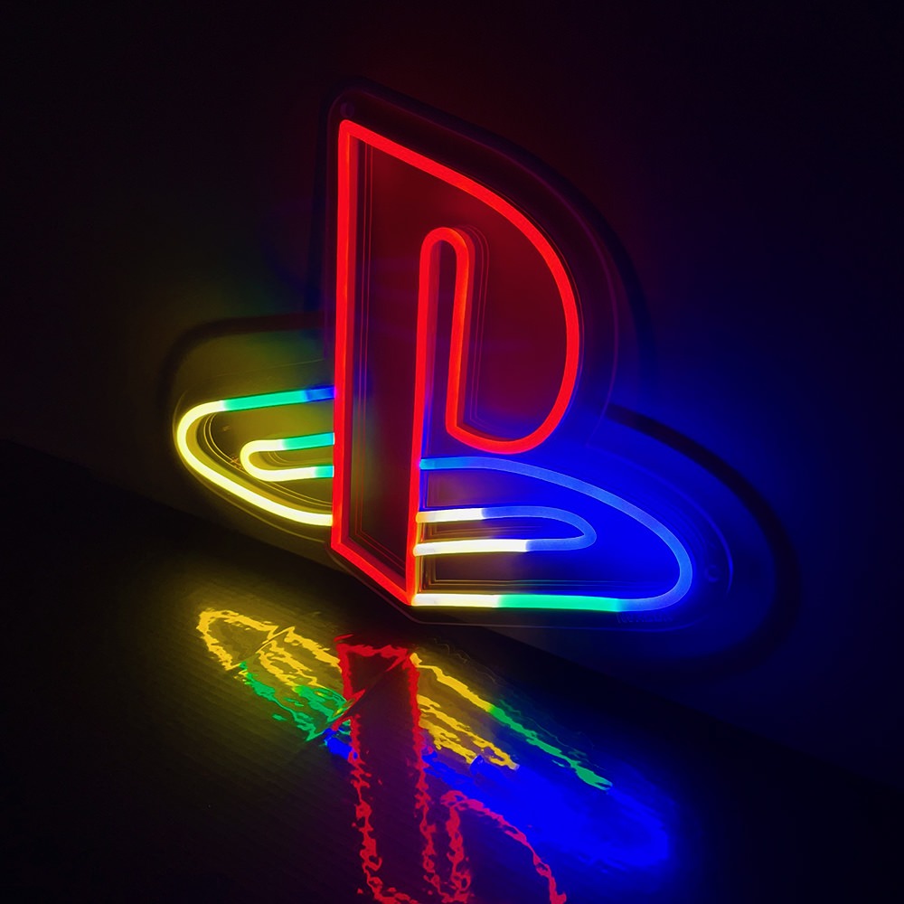 PlayStation Logo Neon Sign